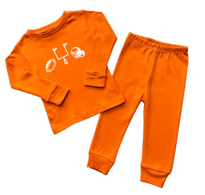 Football Gear Pajamas — bright and durable children's clothes, with love from Tennessee!