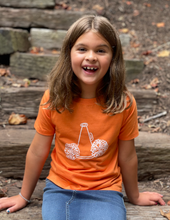 Cheerleader on Orange Short Sleeve