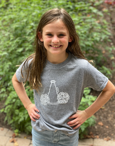 Cheerleader on Grey Short Sleeve