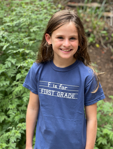 F is for First Grade       {available in 8 colors}