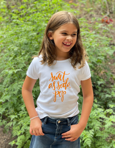 Sweet as Soda Pop on White Short Sleeve