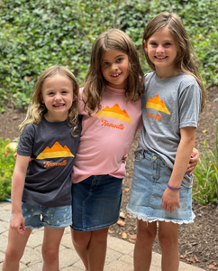 Knoxville Mountains on Grey Short Sleeve - Youth