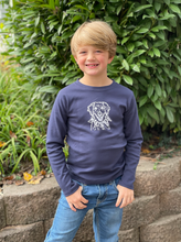 Merry Dog Long Sleeve on Navy
