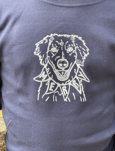 Merry Dog Long Sleeve on Navy