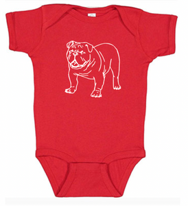 Bulldog onesie sales