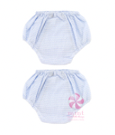 Baby Blue Stripe Bloomers