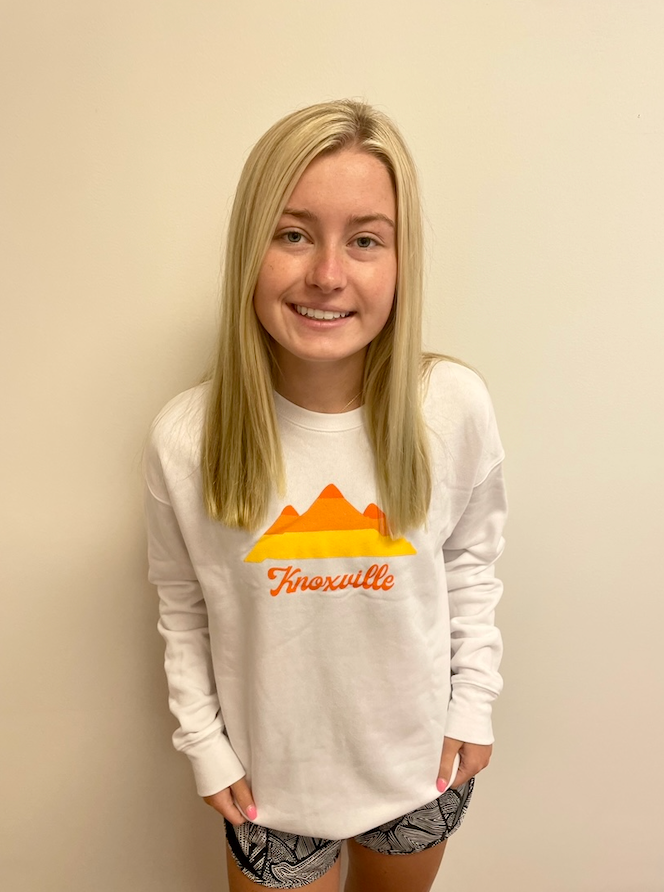 Knoxville Mountain Sweatshirt White- Adult
