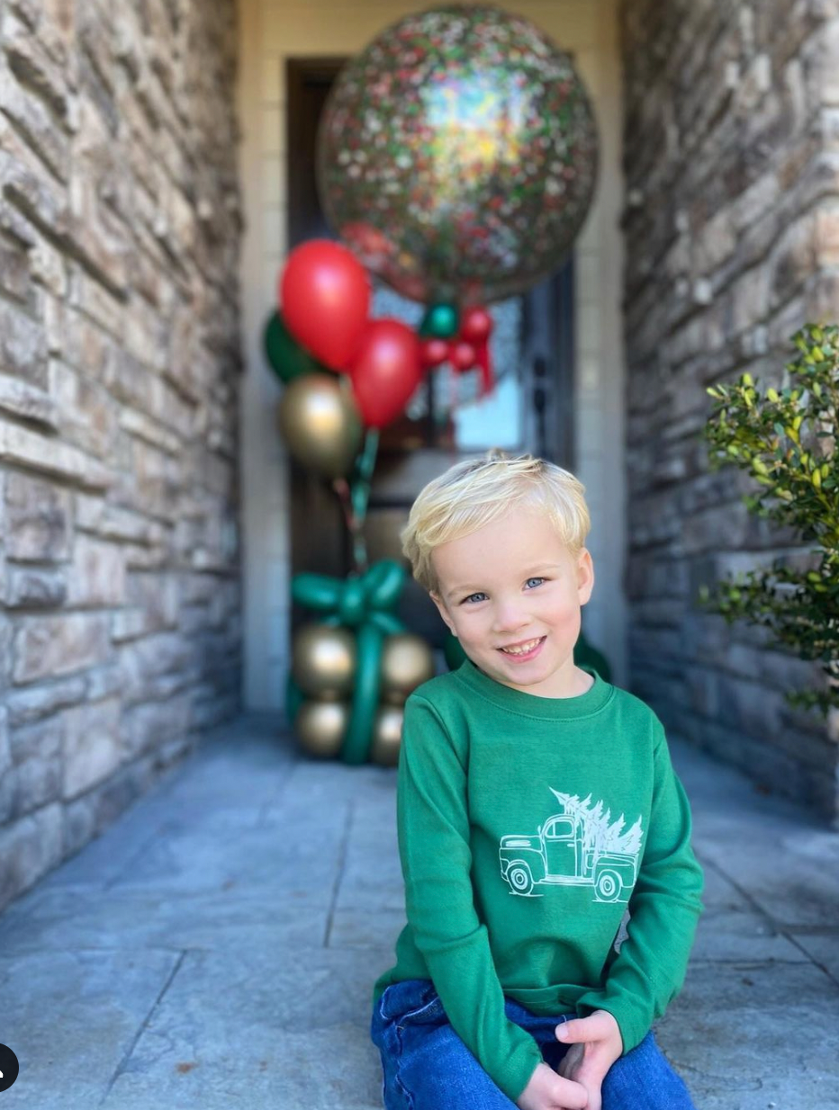 Christmas Tree Truck Green