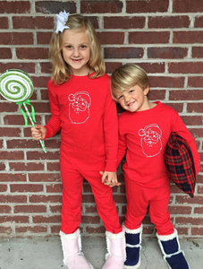 Santa 2 Piece Set- Red Pants