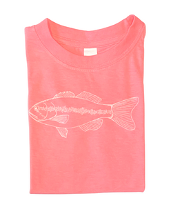 Island Reef Fish on Neon Pink