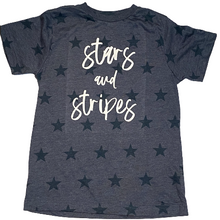 Stars and Stripes on Navy Stars Short Sleeve