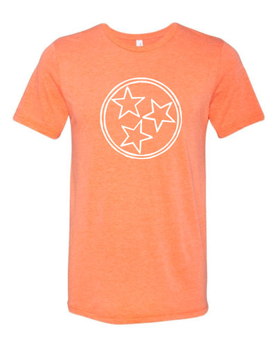 Orange Tri Star — bright and durable children's clothes, with love from Tennessee!