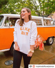 Game Day on White Fleece Sweatshirt - Adult