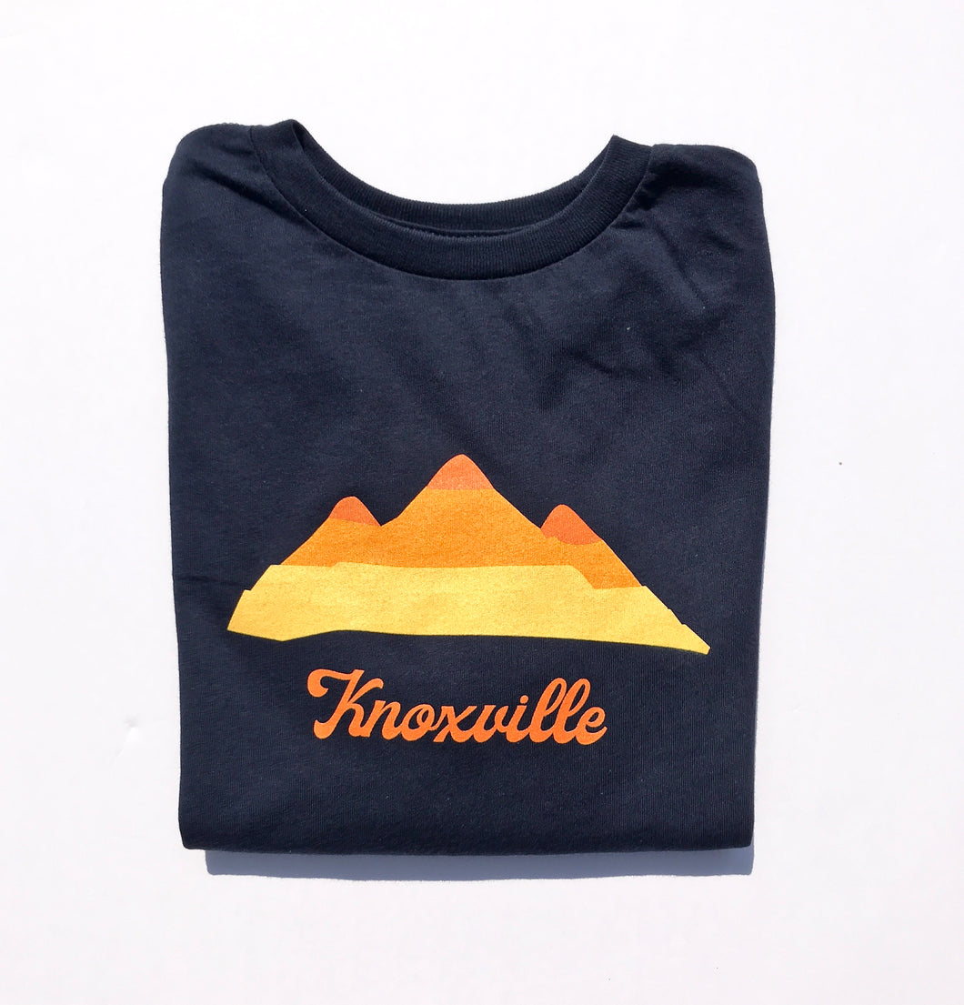 Youth Knoxville Mountains Long Sleeve — bright and durable children's clothes, with love from Tennessee!