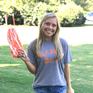 Gray Game Day Tee — bright and durable children's clothes, with love from Tennessee!
