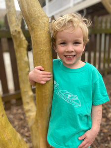 Water Tubers on Island Green Short Sleeve