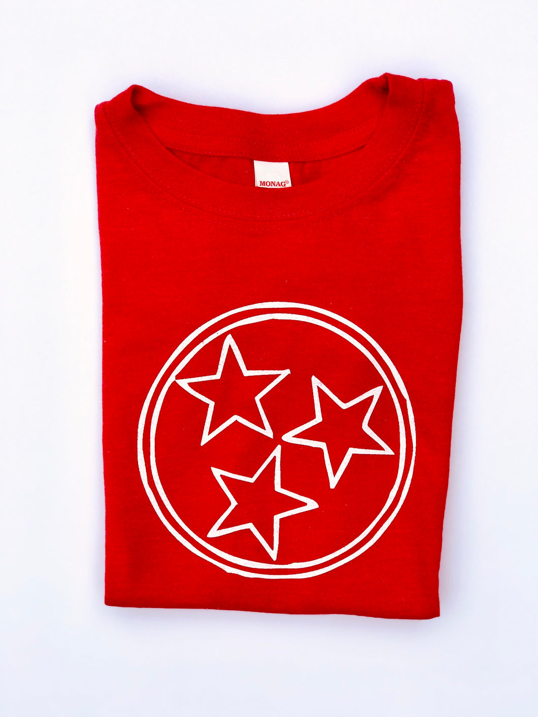 Red Tri Star — bright and durable children's clothes, with love from Tennessee!
