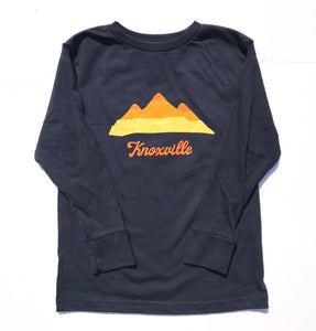 Youth Knoxville Mountains Long Sleeve — bright and durable children's clothes, with love from Tennessee!