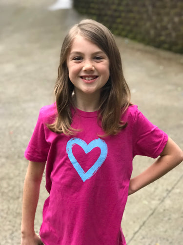 Kindess Heart on Pink — bright and durable children's clothes, with love from Tennessee!