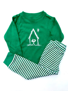 Nativity Green 2 Piece Set
