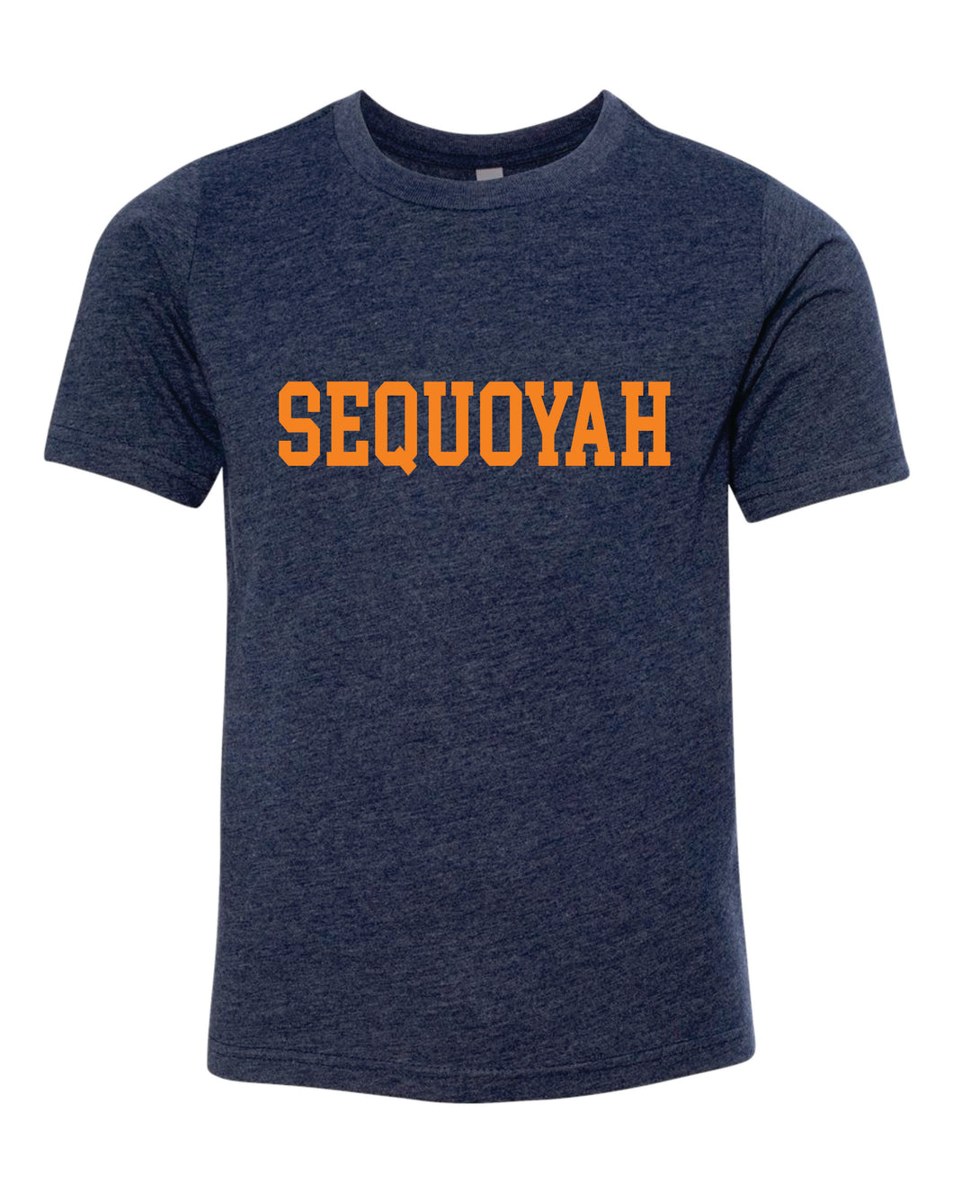 Sequoyah Vols on Heathered Navy Short Sleeve Shirt